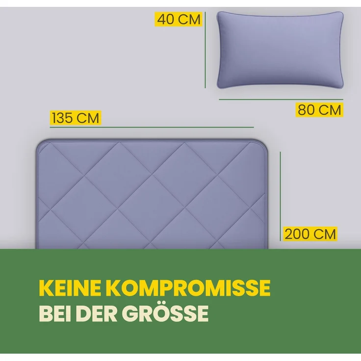 Reise Bettenset 2-tlg. Lavendel – Bild 2