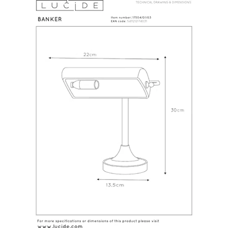 Lucide 17504/01/03, Nachttischlampe für stimmungsvolle Atmosphäre, zeitloses Design – Bild 6
