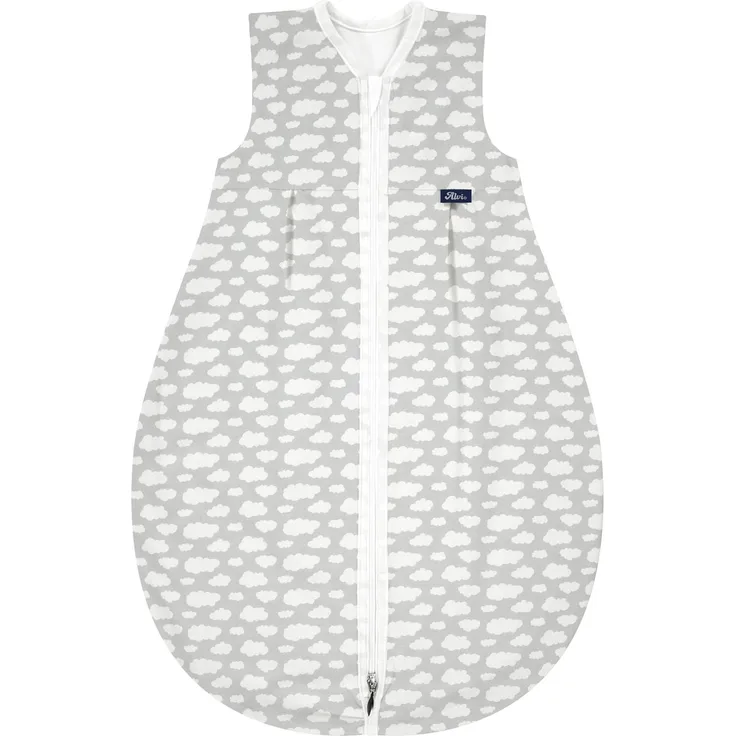 Alvi Mäxchen Sommer Schlafsack light Exklusiv, Wolke Silber, 80