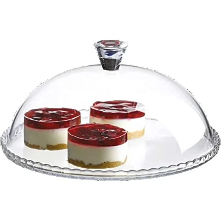 Glas Tortenplatte mit Haube 32cm Patisserie – Bild 1