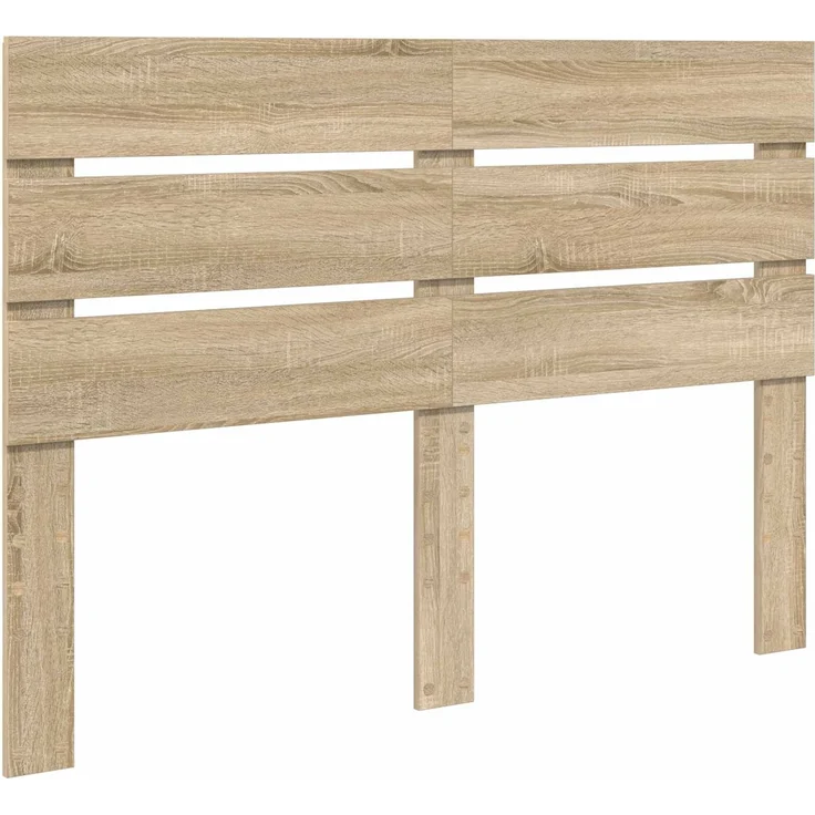vidaXL Bettrahmen Sonoma 140 x 190 cm Massives Kiefernholz 3411746 – Bild 5