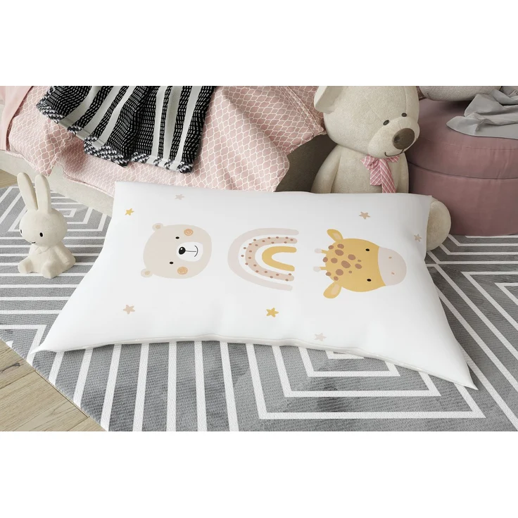 Green Bean® Kinder Sitzsack Little Friends 100x135cm mit 270 Liter hochwertiger EPS Perlen Füllung und waschbarem Motiv Wechsel-Bezug aus 100% Baumwoll – Bild 5