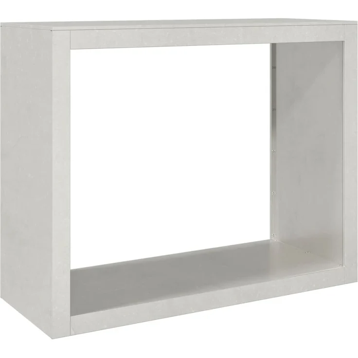 vidaXL Brennholzregal 100x40x80 cm Edelstahl 850979 – Bild 1