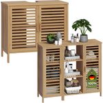 Bellamio Newa Badezimmer-Set, 1x Waschbeckenunterschrank, 1x Schrank mit 9 Fächern