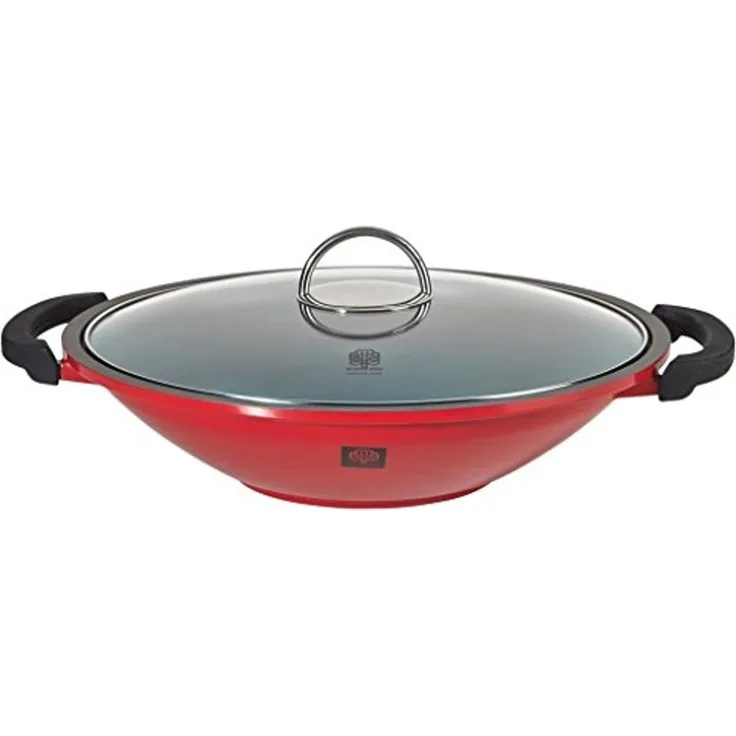 SUS Gloria Wok 36 cm rot