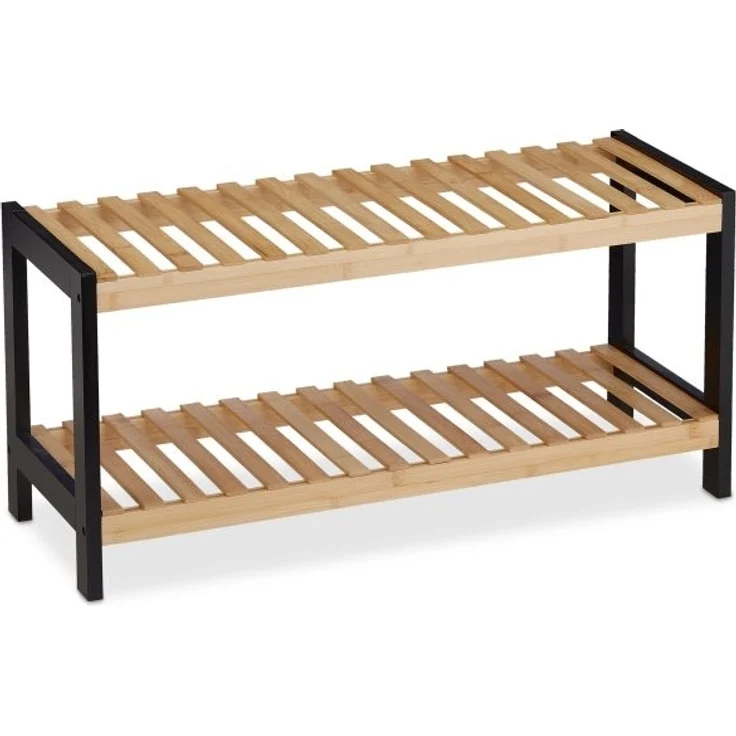 Schuhregal mit 2 Ebenen – Bild 9