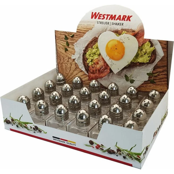WESTMARK Salz- / Pfefferstreuer 24 Mini-Universalstreuer-Display, Fassungsvermögen: je 15 ml – Bild 1