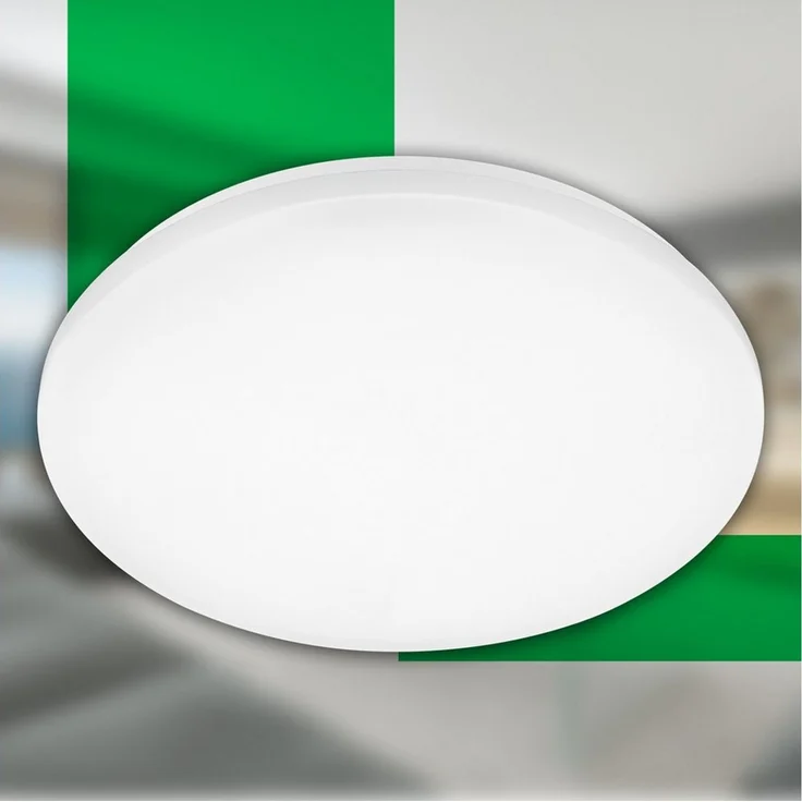BRILONER - LED Deckenleuchte Effizienzklasse A, neutralweiß Lichtfarbe, 12W, 2520lm, 50.000h Licht, LED Lampe, Deckenlampe, Wohnzimmerlampe, Küchenlampe, Deckenbeleuchtung, Flurlampe, 38 cm, Weiß – Bild 2
