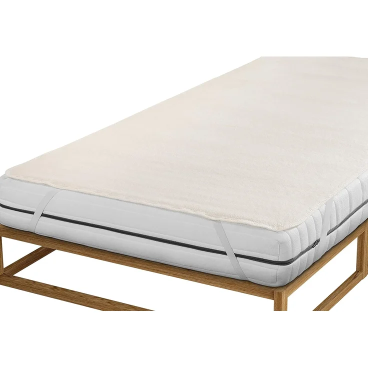 Sleep & Protect Molton-Matratzenauflage 0808301, natur, 1x 150x200 cm – Bild 2