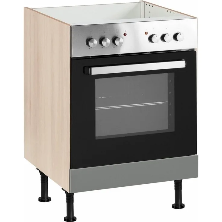 OPTIFIT Herdumbauschrank Bern 60 cm breit, mit höhenverstellbaren Stellfüßen