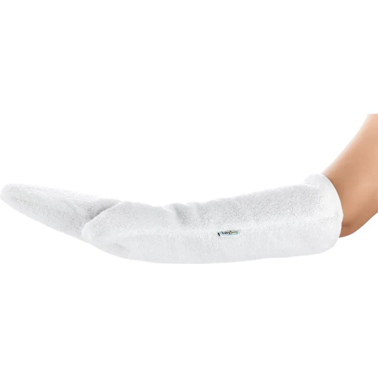 BabyJem 1114681 Baby Badehandschuh, weiß, 1 stück