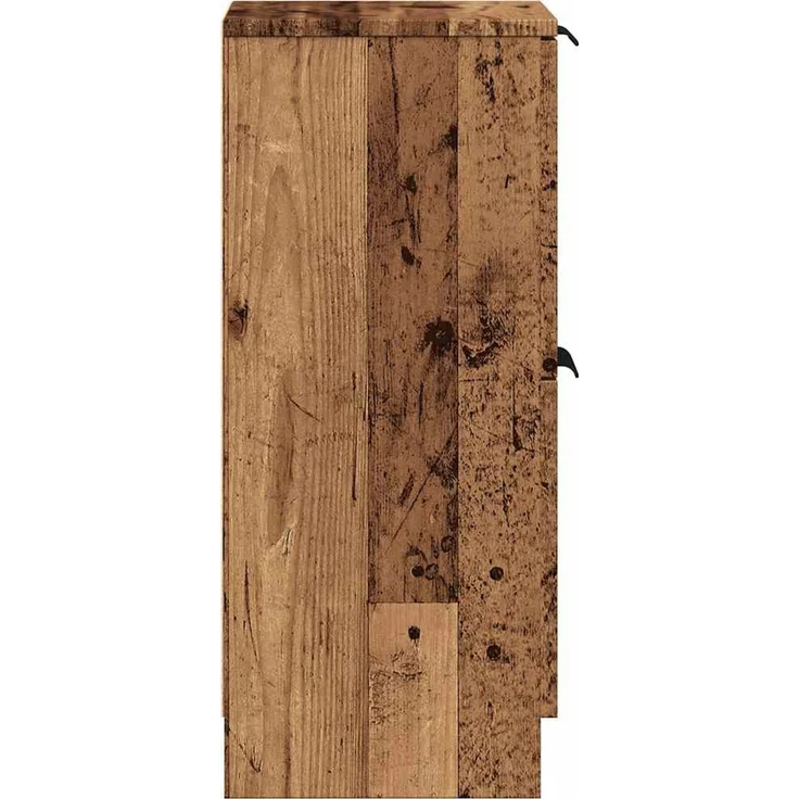 vidaXL Sideboard Altholz-Optik 30x30x70 cm Holzwerkstoff 856959 – Bild 7