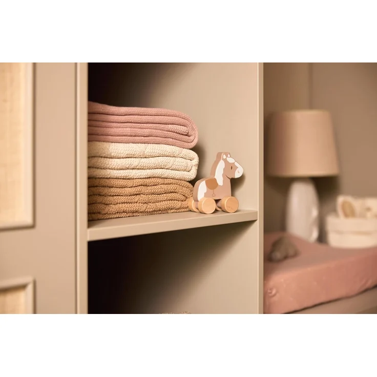 Jollein Cosy Knit Babydecke - 75x100 cm - Wild Ros – Bild 7