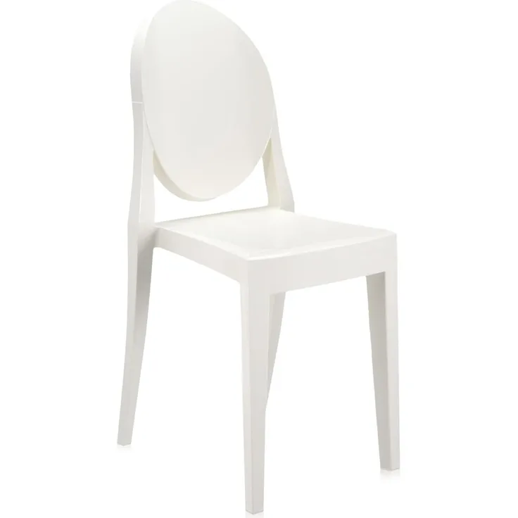 Kartell Victoria Ghost, Stuhl, Schwarz, 2er-Satz