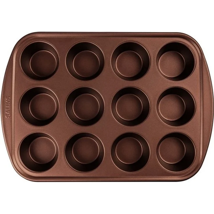 Sallys Muffinform XXL - für 12 XXL extra hohe Muffins, 28 x 40 x 4,5 cm, spezielle Antihaftbeschichtung – Bild 4