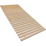 Madera XXL –Rollrost mit 23 extra stabilen Leisten aus massivem Buchenholz, belastbar bis ca. 280 kg, Größe: 60x120