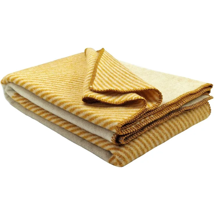 Wohndecke Wohndecke Wolldecke 100% Schurwolle 150 x 200 cm "Selva", STTS