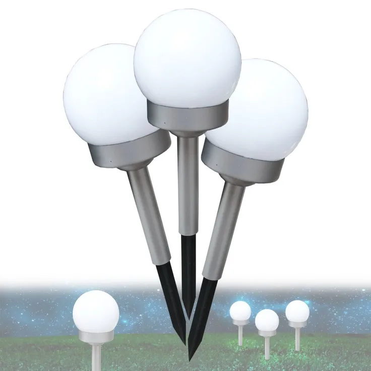 Solarleuchte Garten Kugel Wegeleuchte Solarlampe Außen Außenleuchte SL3349