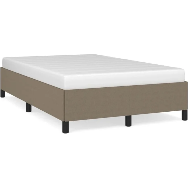 vidaXL Polsterbett, Stoff, 33,5 cm, Taupe, 120x190 cm – Bild 2