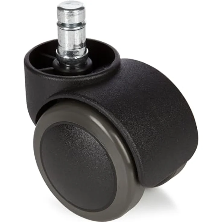 hjh OFFICE 619006 5X Hartbodenrollen 11mm / 50mm Büro-Stuhl-Rollen für Hartböden (5er Pack) – Bild 5