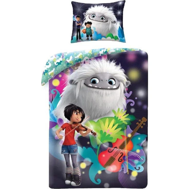 Everest - Ein Yeti will hoch hinaus Bettwäsche Set aus Baumwolle Bettdeckenbezug 140 × 200 cm mit 70 × 90 cm Kissenbezug