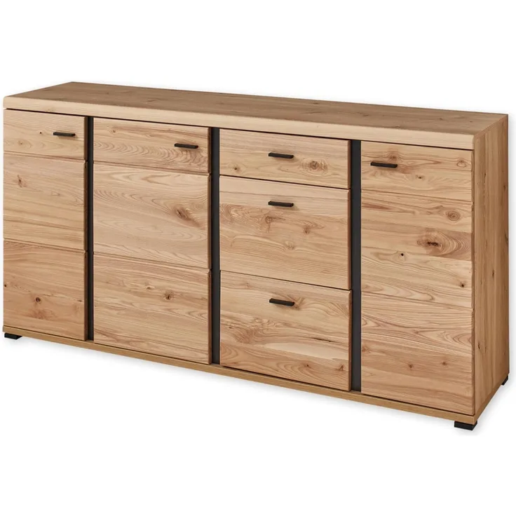 Kommode Sonos , Echtholz, Holzwerkstoff , Holzfarben , 173 x 86 x 42 cm