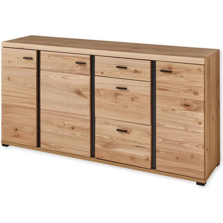 Kommode Sonos , Echtholz, Holzwerkstoff , Holzfarben , 173 x 86 x 42 cm