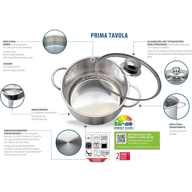 ELO Topfset "Prima Tavola" 20-teilig – Bild 2
