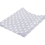 Julius Zöllner Wickelauflage 2-Keil Mulde 50x65 cm Folie Sterne grau