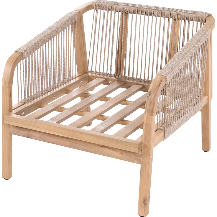 Gartensessel SUMBA Akazienholz Hellbraun – Bild 7