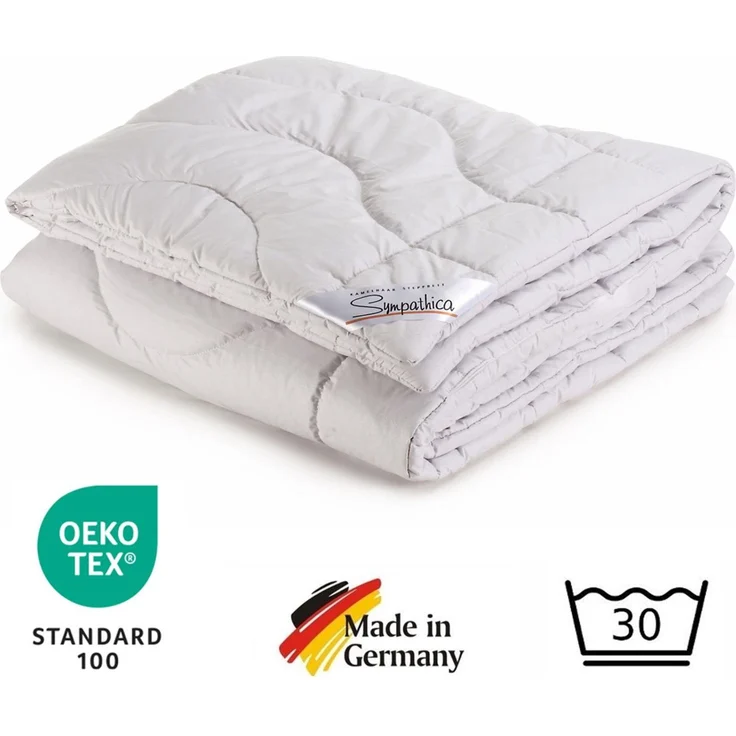 Kamelhaar Bettdecke 100% Kamelhaar Kamelhaardecke Duo warm 200x200 30° – Bild 2