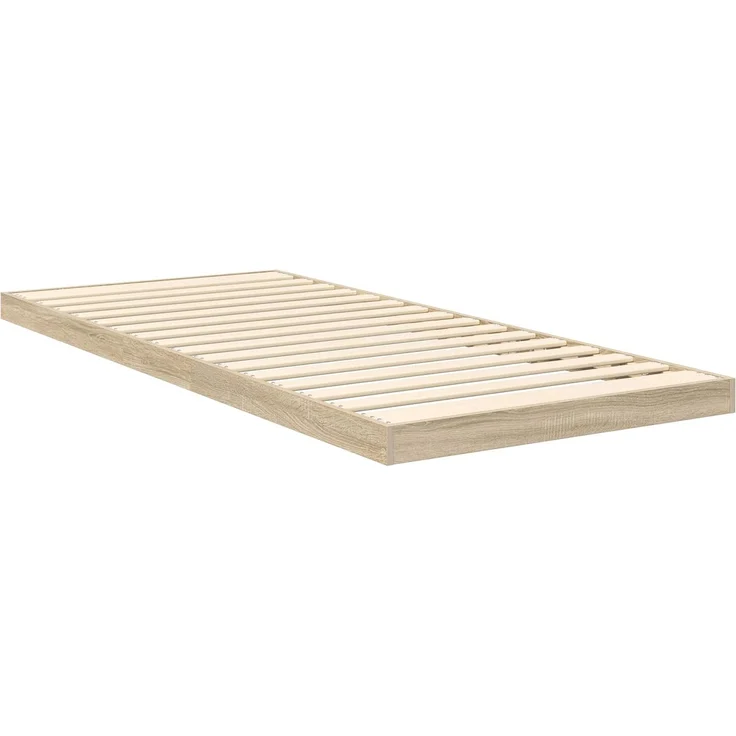 vidaXL Bodenbettrahmen, Holz Sonoma-Eiche Natur, 86,5x200 cm – Bild 8