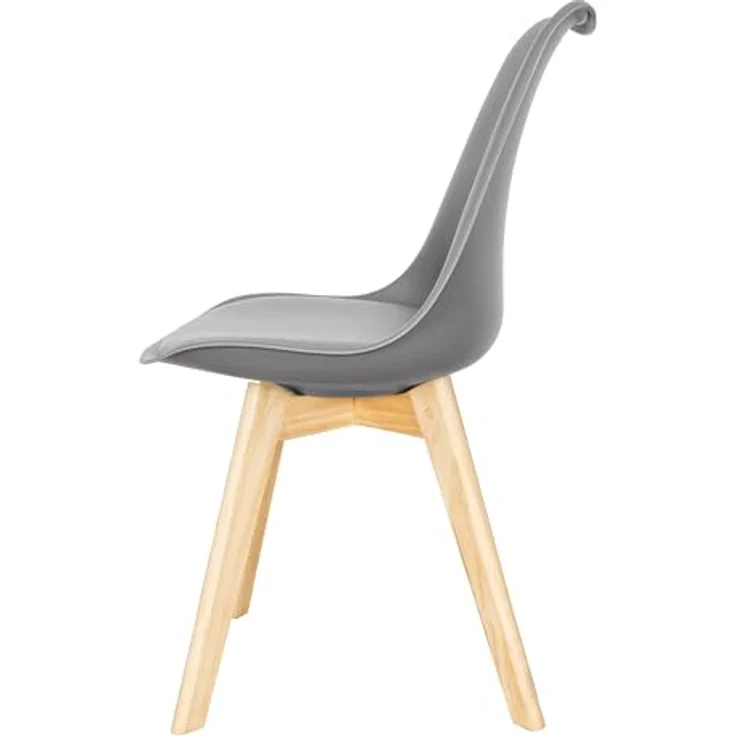 GARDENIA Candy Stuhl, Sockel: Holz, Grau, 6 Stühle – Bild 3