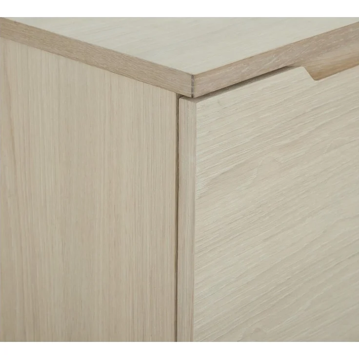 Sideboard Enimeta Eiche Whitewash 213 cm - 3 Türen, 3 Schubladen & Soft-Close – Bild 9