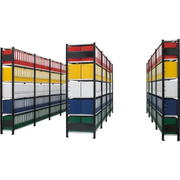 Schulte Regal MULTIplus85 36010 Anbau 2.000x1.000x300mm AL lichtgrau – Bild 5