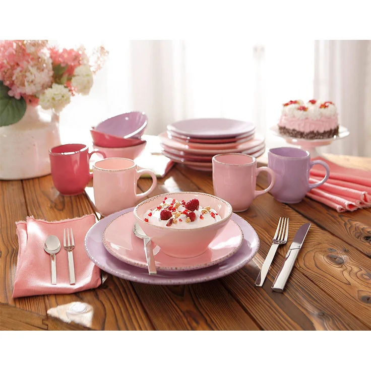 CreaTable 22120 PINK LADY Müslischale 15,5 cm, rosé / Steingut / Mehrzweckschale / Schale – Bild 2