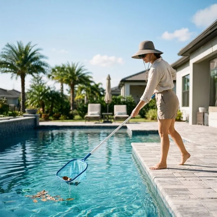 Relaxdays Pool Reinigungsset 3-teilig – Bild 5