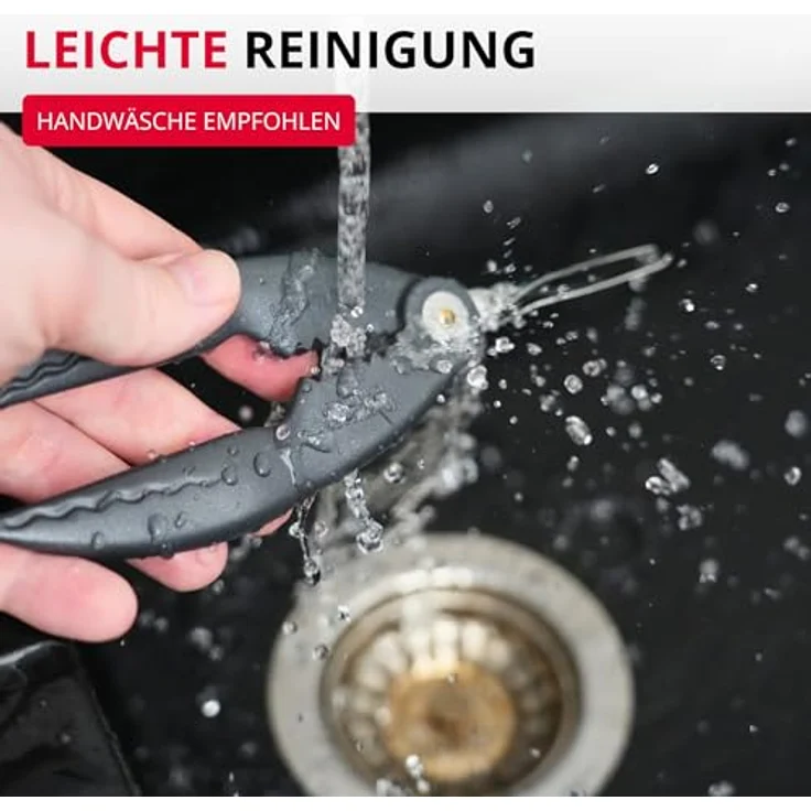 WESTMARK Fischbesteck Hummerknacker mit Pinzette »Cracky-Spezial« Black Edition, Aluminium, Edelstahl, griffige Haptik – Bild 9