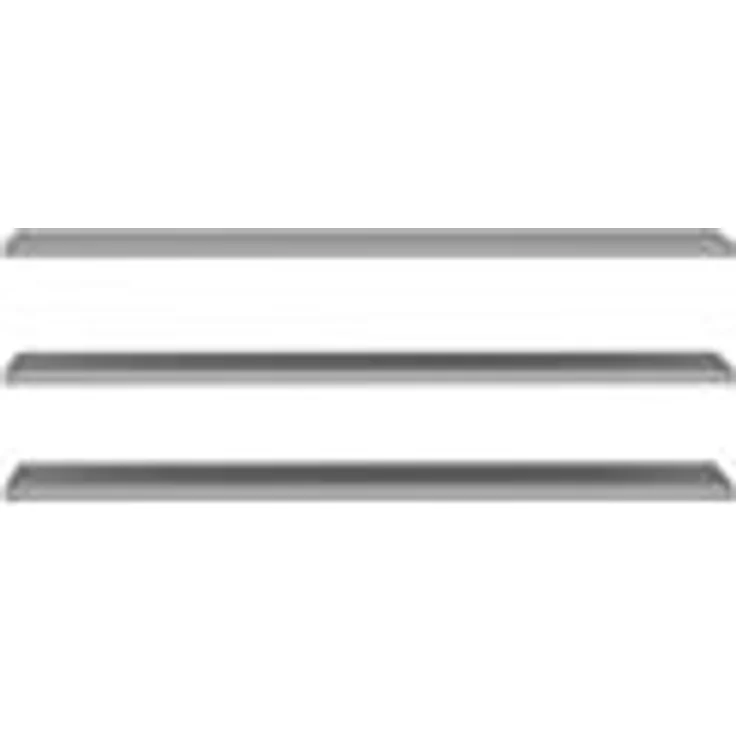 FORTE 3-er Set Einlegeböden breit, Holwerkstoff, Grau, 107,8 x 42 x 2,2 cm – Bild 3