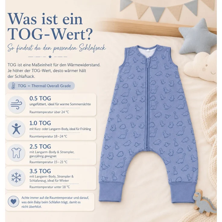 Fillikid Sommerschlafsack mit Beinen Exklusiv – Bild 10