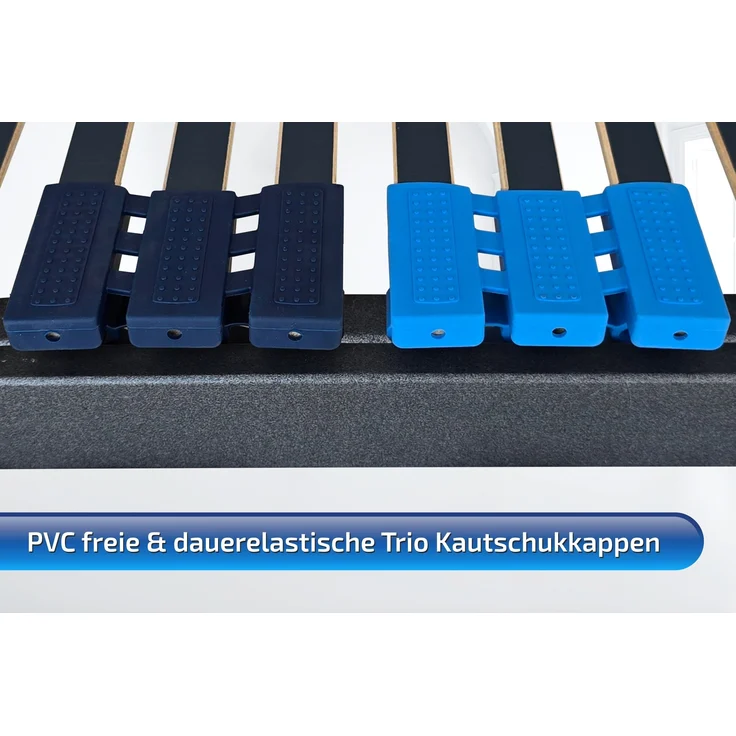 Lattenrost mit Schulteranpassung 140x200cm 42 Leisten Kopf & Fußverstellung – Bild 7