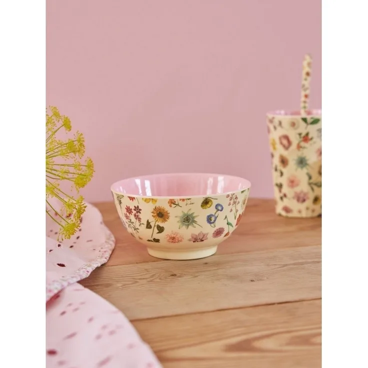 Rice Floras Dream Print Melamine Bowl Medium 700 ml