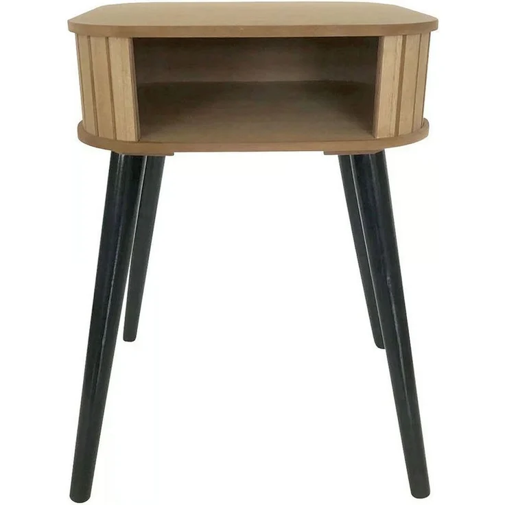 sesua Nachttisch Beistelltisch Nachttisch aus Holz modernes Design 34x30x50cm – Bild 4