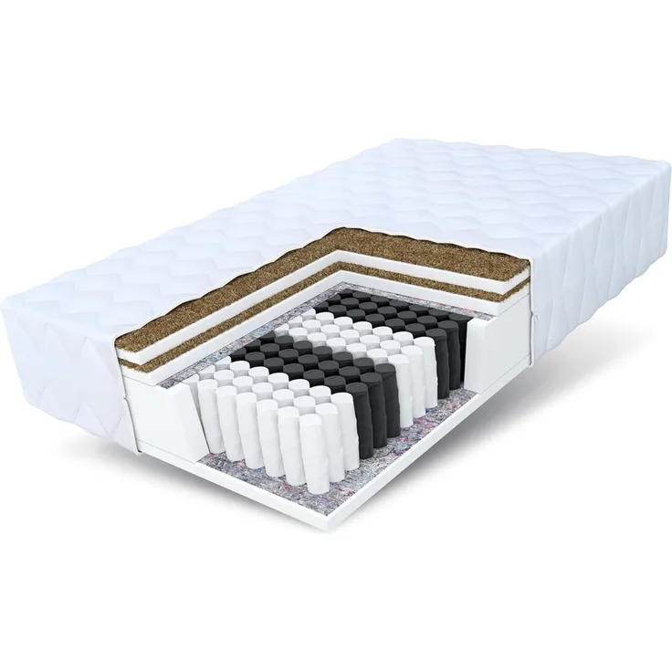 Matratze 140x200 Taschenfederkern KOKOS HOME MAX DOUBLE 26 cm 7 Zonen H3 H5 Premium