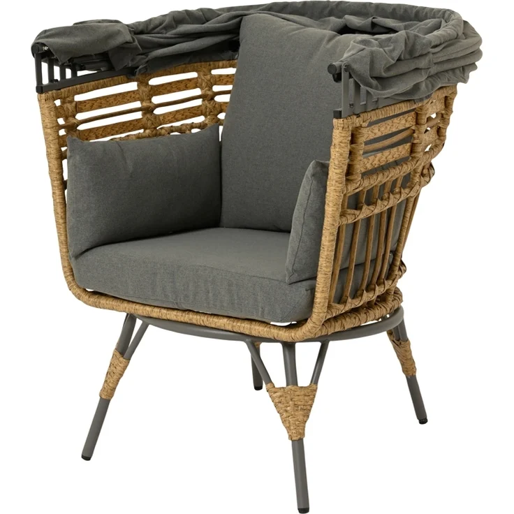 2er Set Kaemingk River Stuhl wicker natural – Bild 1