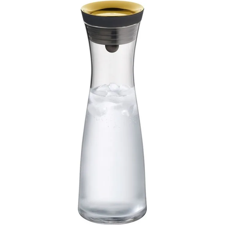 WMF Basic Wasserkaraffe aus Glas 1 Liter gold