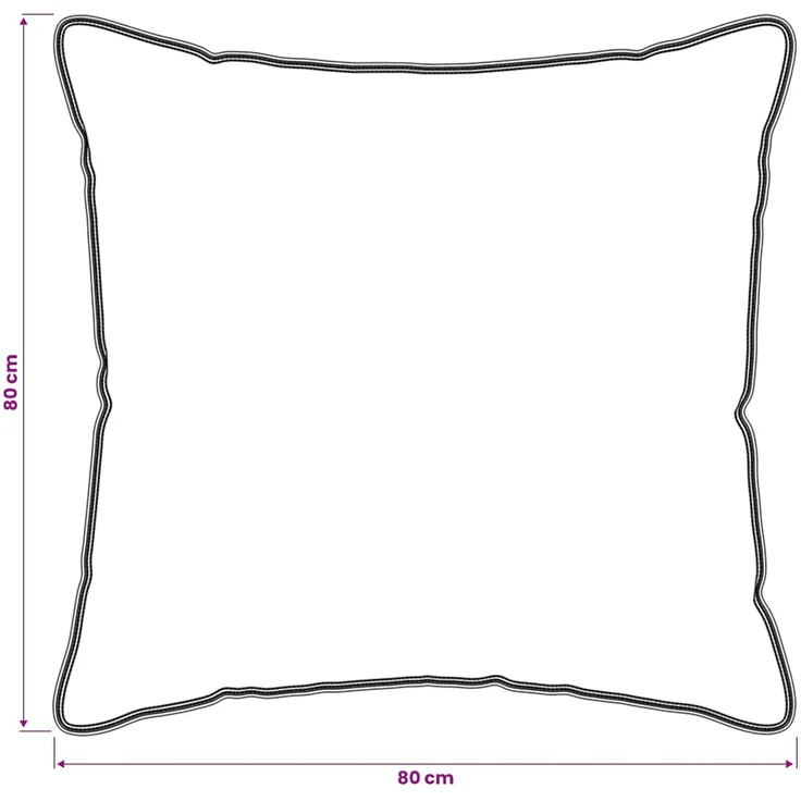 vidaXL Bettwäsche-Set 2 stk. 240 x 220 cm 250 g/m² Natur-Kapok Beige 3431819 – Bild 10
