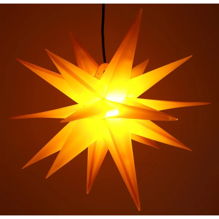 Guru-Shop LED-Stern für außen 3D Außenstern Kaspar, Weihnachtsstern,., Leuchtmittel inklusive – Bild 4