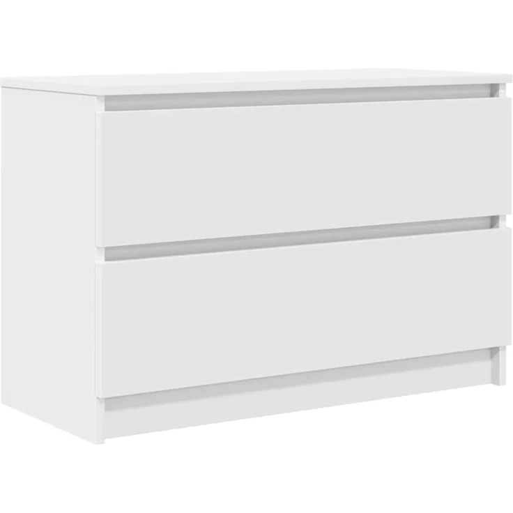 vidaXL TV-Schrank Weiß 80x35x54 cm Holzwerkstoff 861787 – Bild 1