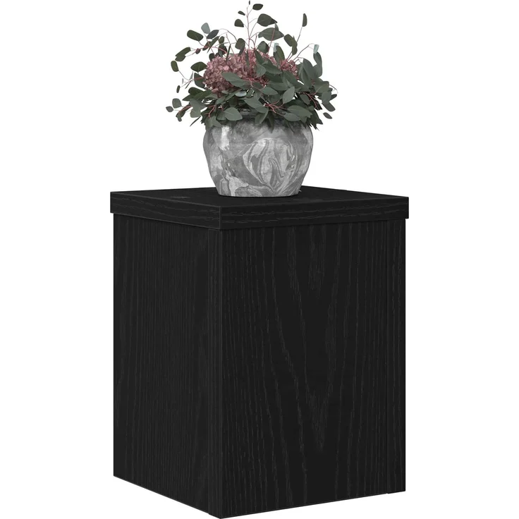 vidaXL Pflanzenständer 2 Stk. Schwarz Eichen-Optik 15 x 15 x 20 cm 8003740 – Bild 3